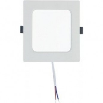 Квадратный даунлайт ECOLA LED DOWNLIGHT с драйвером внутри 20W 220V 6500K встраиваемый 165x165x28