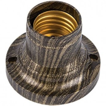 Патрон накладной прямой ECOLA BASE AB4SLOEAY E14 черненая бронза Патрон накладной прямой ECOLA BASE AB4SLOEAY E14 черненая бронза