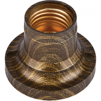 Патрон накладной прямой ECOLA BASE E27 AB7STOEAY Черненая бронза Патрон накладной прямой ECOLA BASE E27 AB7STOEAY Черненая бронза