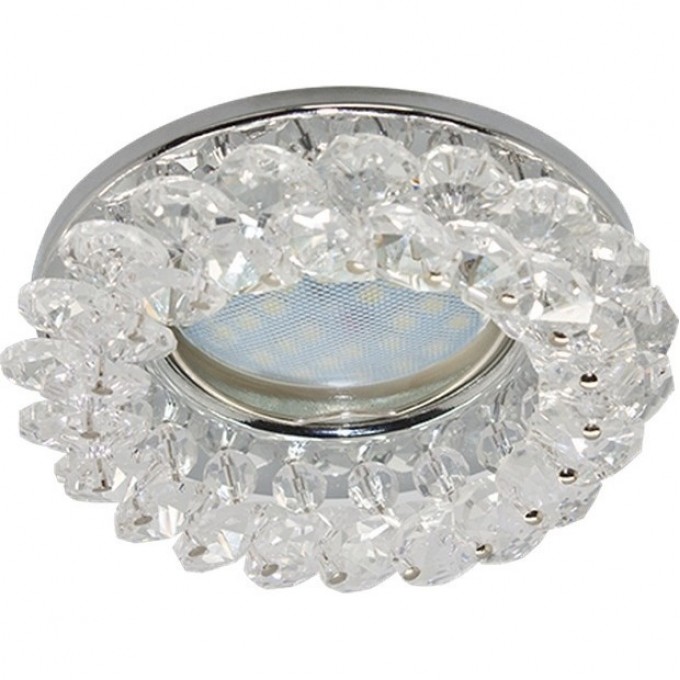 Встраиваемый светильник ECOLA LIGHT MR16 CD4141 прозрачный, хром FW1617EFY