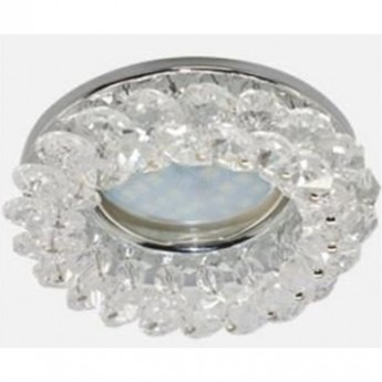 Встраиваемый светильник ECOLA MR16 CD4141 FW1618EFY прозрачный, хром Встраиваемый светильник ECOLA MR16 CD4141 FW1618EFY прозрачный, хром