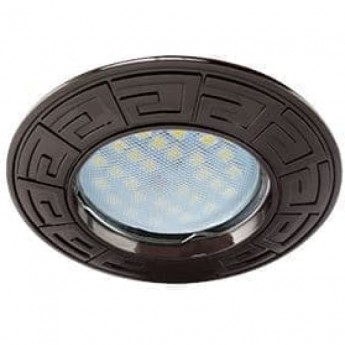 Встраиваемый светильник ECOLA MR16 DL110А FT1602EFF черный хром