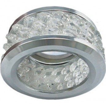 Встраиваемый светильник ECOLA MR16 DL1655 FC1655EFF прозрачный, хром Встраиваемый светильник ECOLA MR16 DL1655 FC1655EFF прозрачный, хром