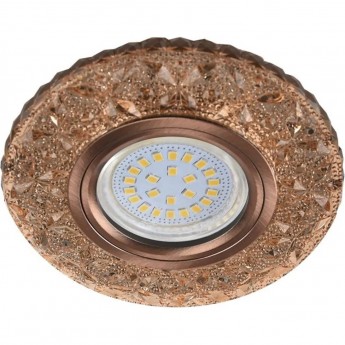 Встраиваемый светильник ECOLA MR16 LD7069 FL16PBEFB черненая медь