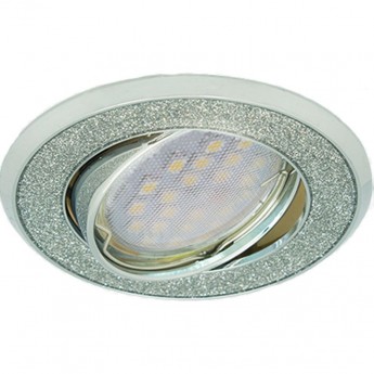 Встраиваемый светильник (литой) ECOLA MR16 DL39 FS1614EFY серебряный блеск, хром Встраиваемый светильник (литой) ECOLA MR16 DL39 FS1614EFY серебряный блеск, хром